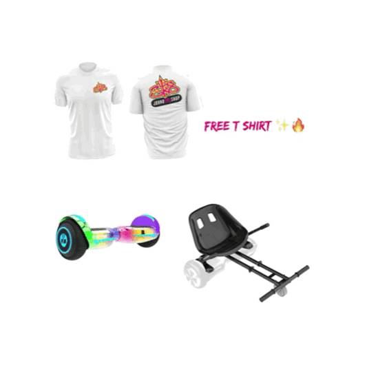 GOTRAX HOVERBOARD AND HOVERKART BUNDLE  (FREE Johno's Skate Shop T-Shirt) LIMITED AMOUNT