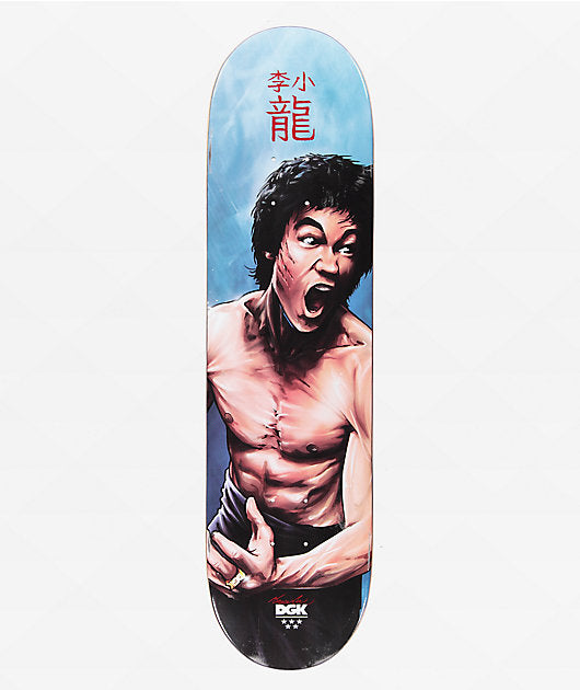 DGK x Bruce Lee No Way As Way Deck Multi - 8.1 (INCLUDES BLACK GRIPTAPE)