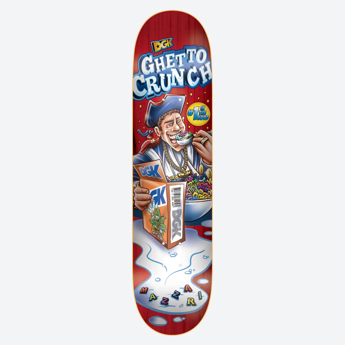 DGK Ghetto Crunch Mazzari Red Completes - 8.25