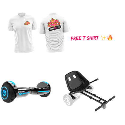GOTRAX HOVERBOARD AND HOVERKART BUNDLE  (FREE Johno's Skate Shop T-Shirt) LIMITED AMOUNT