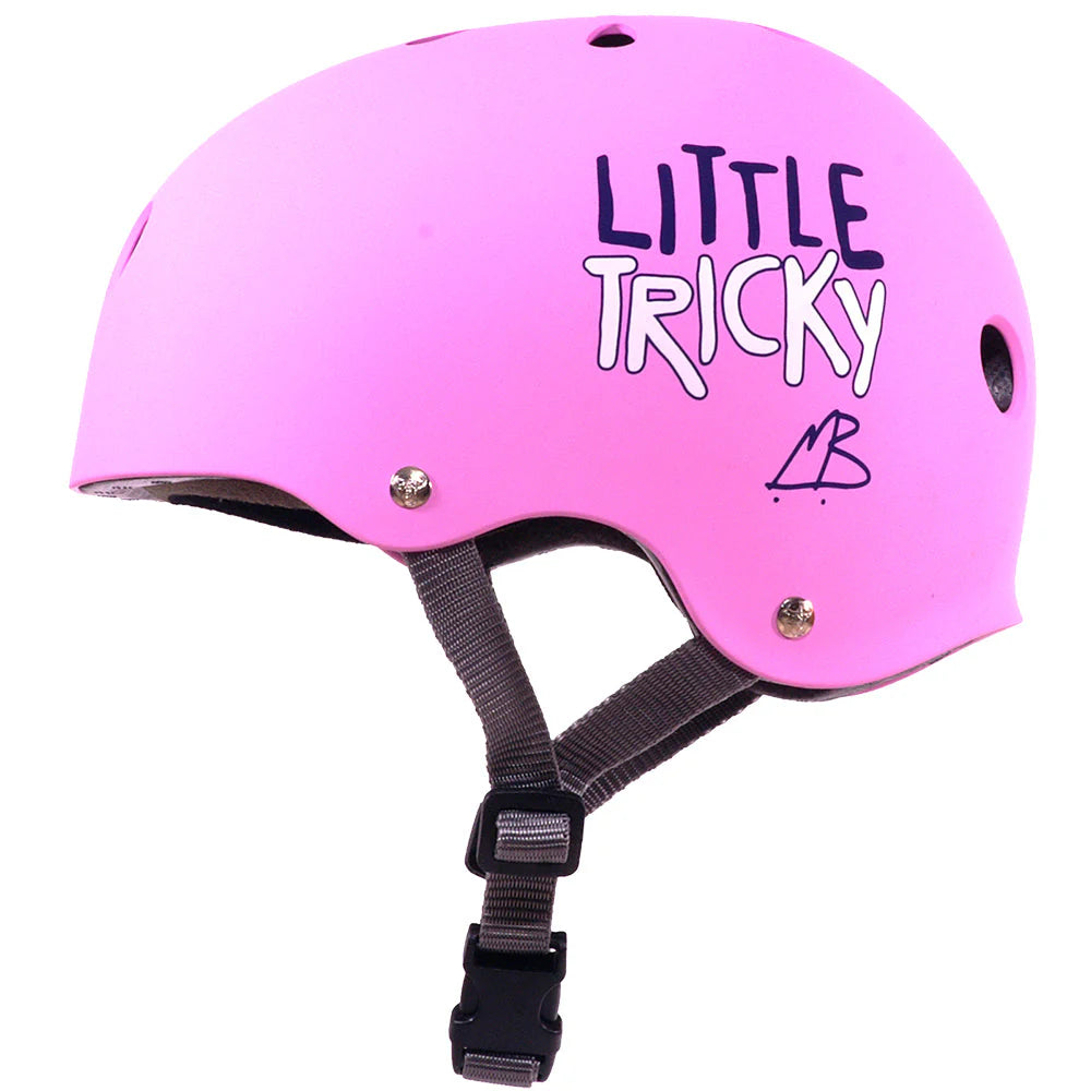 Triple 8 Pink Matte Junior Helmet