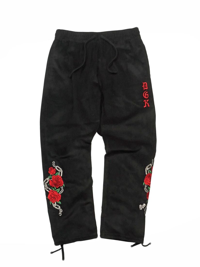 DGK Poetry Corduroy Pant Black - Med