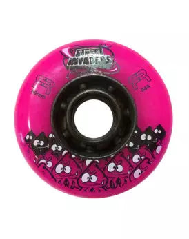 FR - STREET INVADERS WHEELS - 80mm VARIOUS COLOURS (SOLD IN A PACK OF 8)