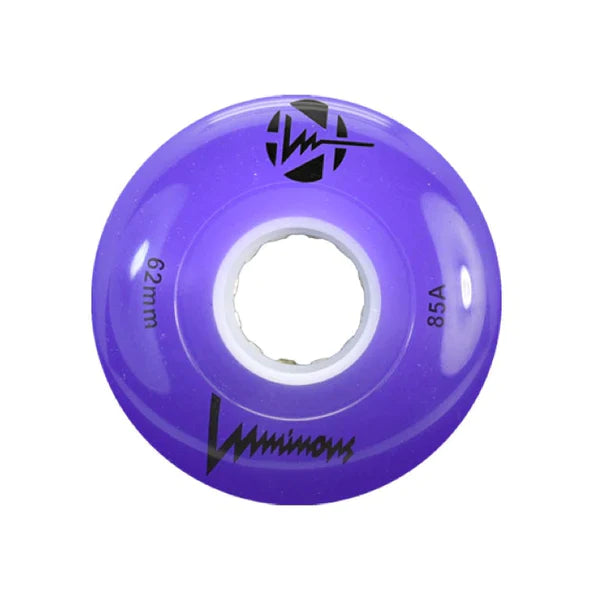 LUMINOUS - LIGHT UP QUAD WHEELS - 62mm-85a (DISCOUNTED WHEN BOUGHT WITH SKATES)