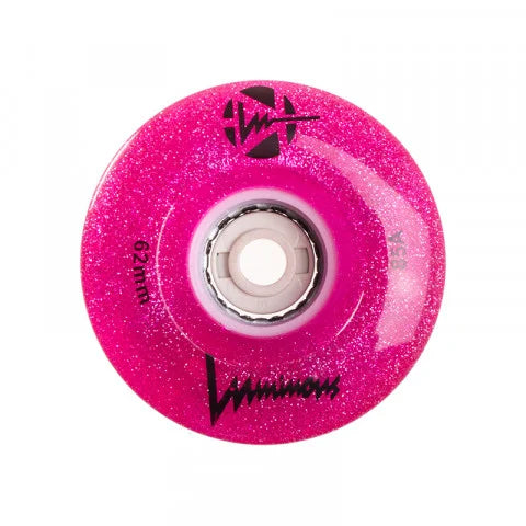 LUMINOUS - LIGHT UP QUAD WHEELS - 62mm-85a (DISCOUNTED WHEN BOUGHT WITH SKATES)