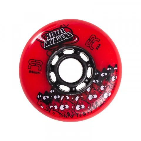FR - STREET INVADERS WHEELS - 80mm VARIOUS COLOURS (SOLD IN A PACK OF 8)