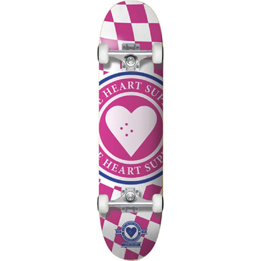 HEART SUPPLY INSIGNIA CHECK COMPLETE-7.75 PINK