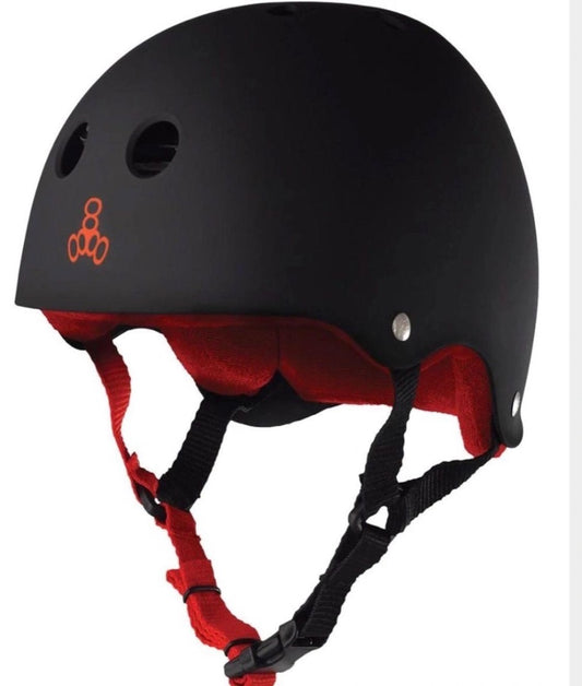 Triple 8-Sweatsaver - Black Rubber w- Red - Johno's Skate