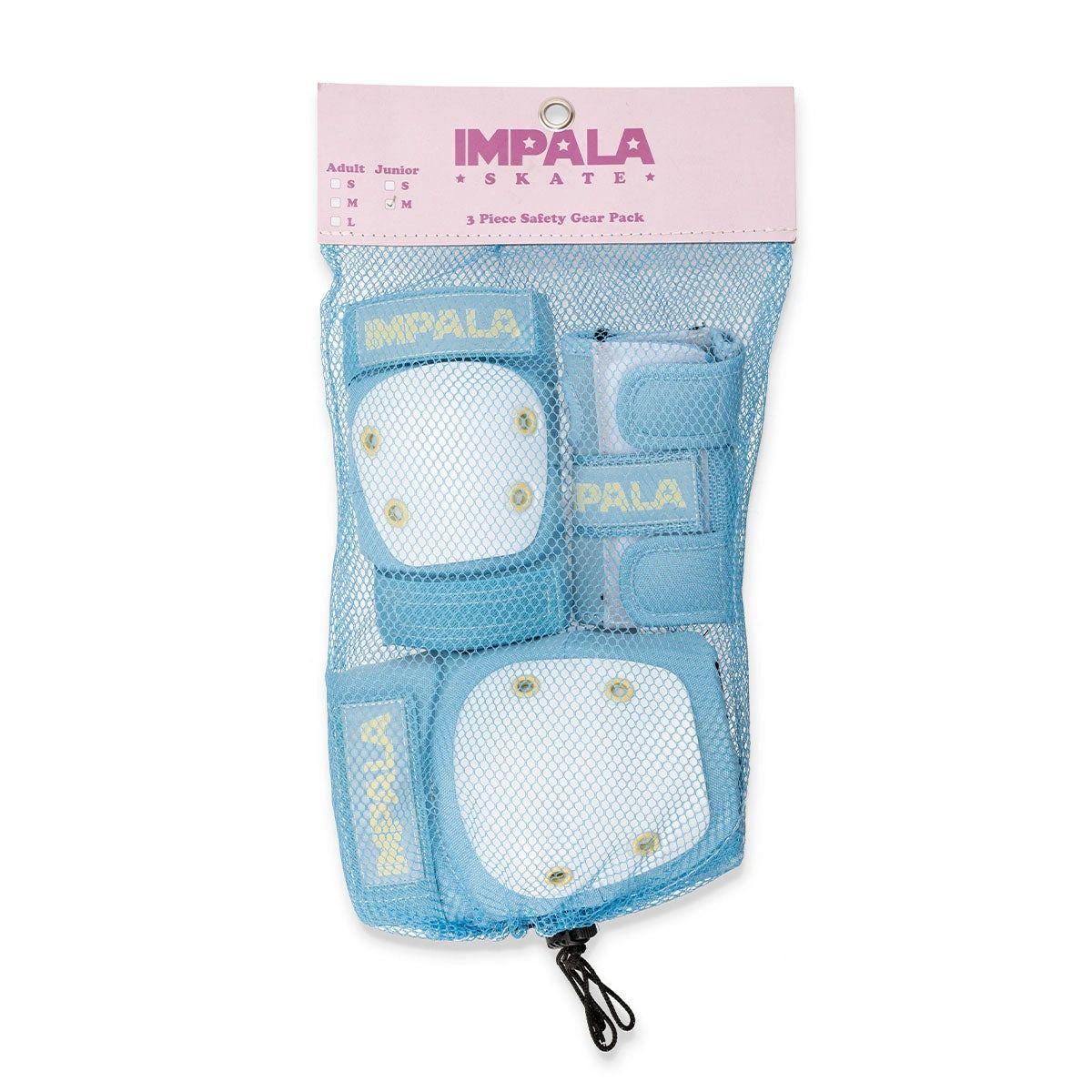 Impala Protective Pack - Sky Blue-Yellow - Johno's Skate