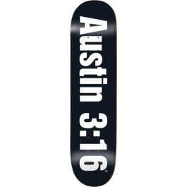 ENJ THREE SIXTEEN DECK-8.0 BLACK (Free Black Griptape)