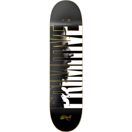 BOB MARLEY PRIMITIVE TRIBUTE DECK-8.25 BLACK/WHITE