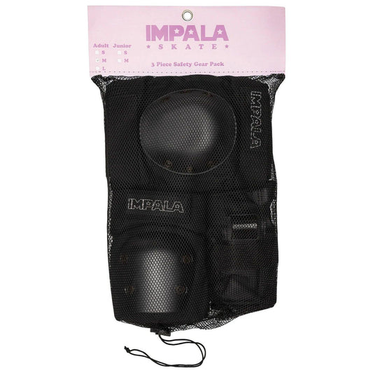 IMPALA ADULT PROTECTIVE PAD SET-BLACK - Johno's Skate