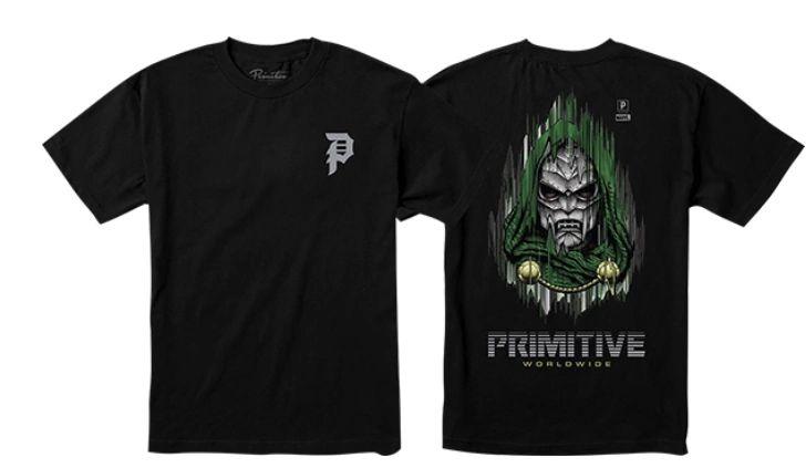 T Shirt- PRIMITIVE DOOM BLACK - Johno's Skate