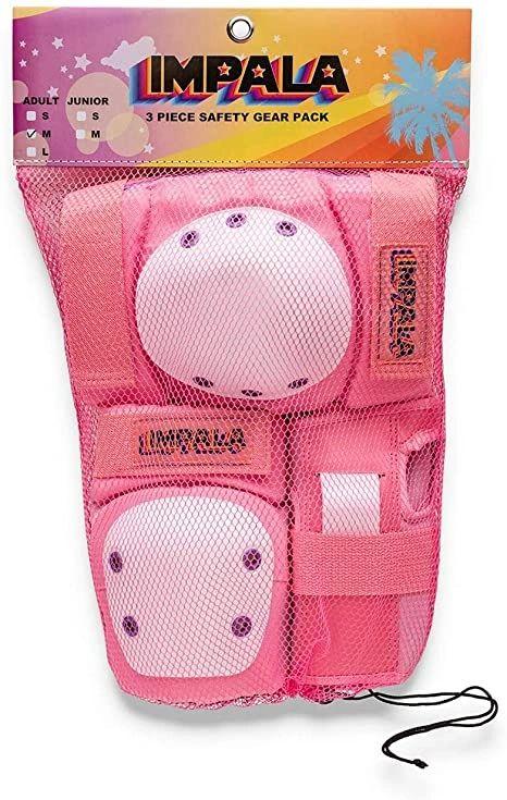 Impala Rollerskates Adult Impala Protective Set Pink - Johno's Skate