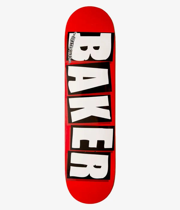 BAKER BRAND LOGO DECK-8.6 RED/WHT