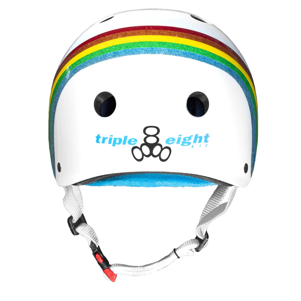 THE Certified Sweatsaver Helmet, Rainbow Sparkle/WHT LIMITED AMOUNT