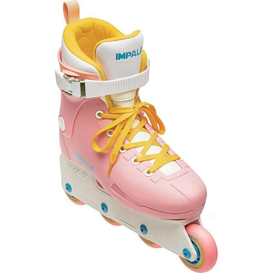 IMPALA LIGHTSPEED INLINE SKATE PINK-YELLOW - Johno's Skate