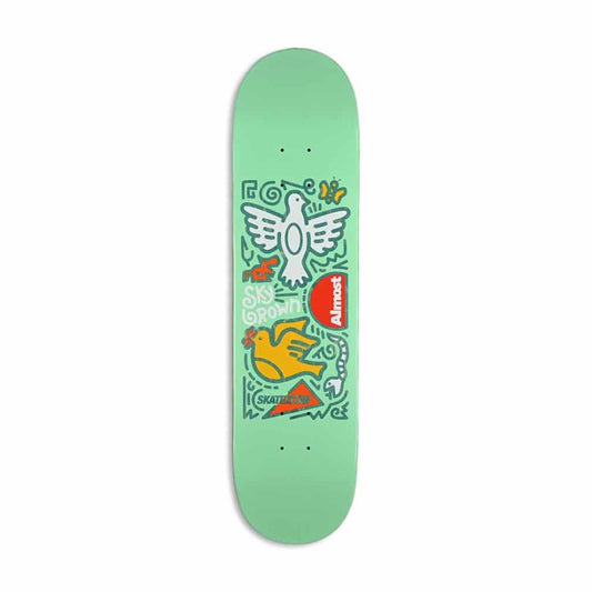 ALM SKY SKATEISTAN DOODLE DECK-7.75 MINT