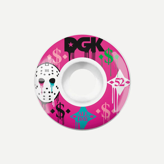 DGK Monogram Wheels Pink - 52mm