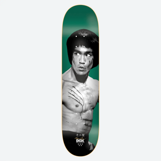 DGK x Bruce Lee Golden Dragon (Lenticular) Deck Emerald - 8.38