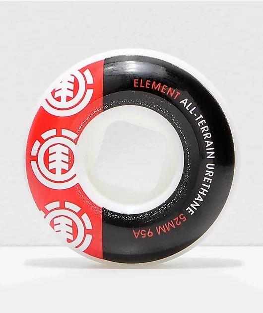 EL SECTION 52mm WHT BLK-RED 95a - Johno's Skate
