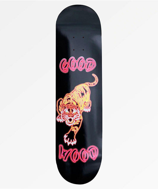 Goodwood Neon Tiger Black 8.0" Skateboard Complete - Johno's Skate