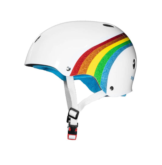 THE Certified Sweatsaver Helmet, Rainbow Sparkle/WHT LIMITED AMOUNT