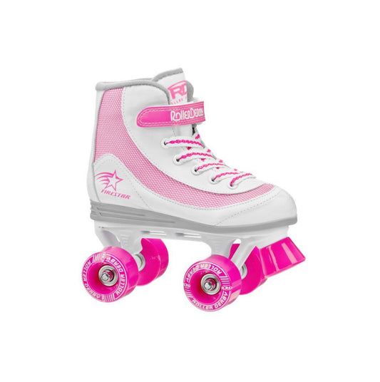 FireStar Youth Girl's Roller Skates PINK/WHITE