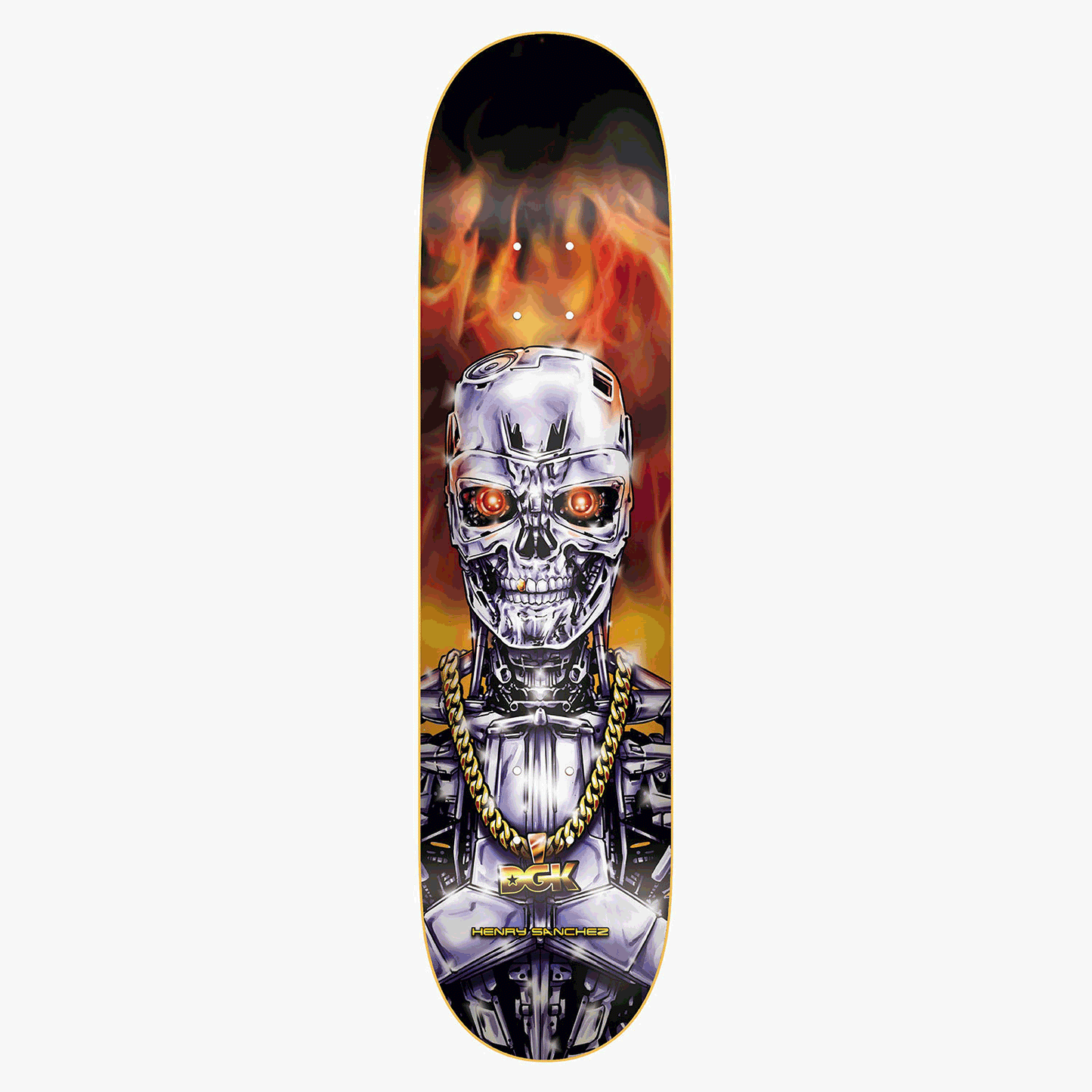 DGK TERMINATOR Lenticular Skateboard Complete 8.25