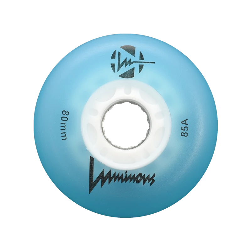 8 Pack Luminous LIGHT UP WHEELS Inline Wheels 76MM AND 80MM