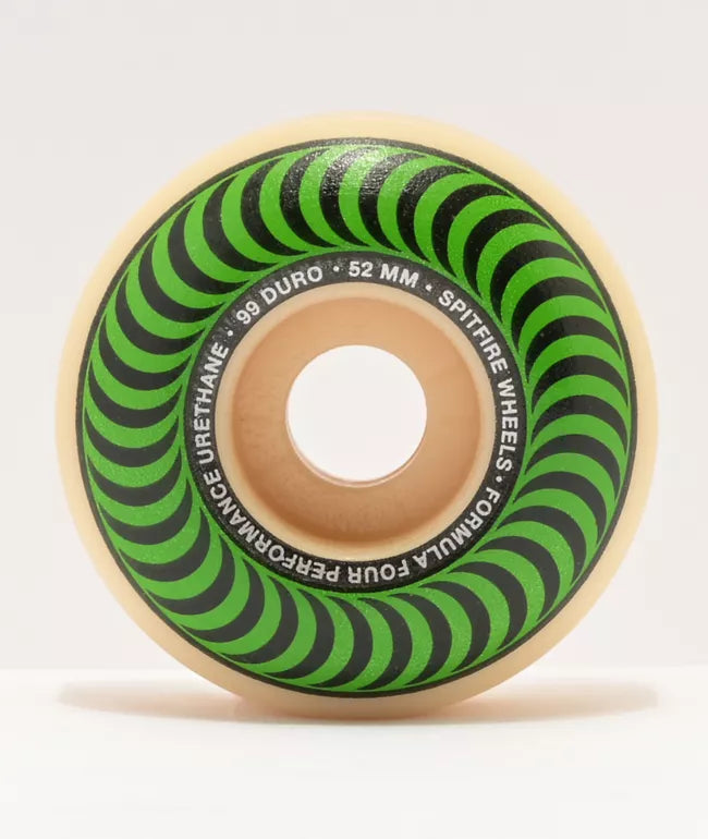 Spit Fire- F4 99a CLASSIC SWIRL 52mm WHT W-GREEN