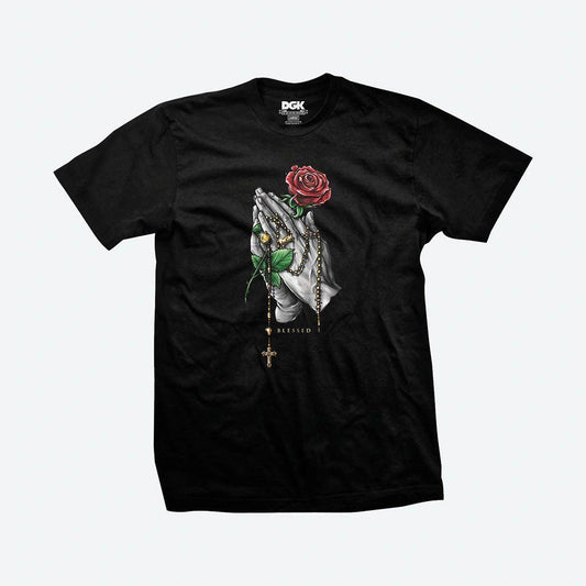 DGK Rosary Black T-Shirt - Johno's Skate