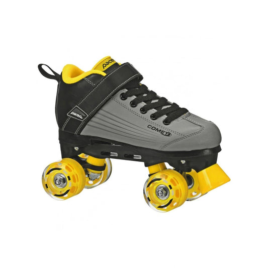 Pacer Comet Kids Light Up Roller Skates (YELLOW,GREY,BLACK) - Johno's Skate