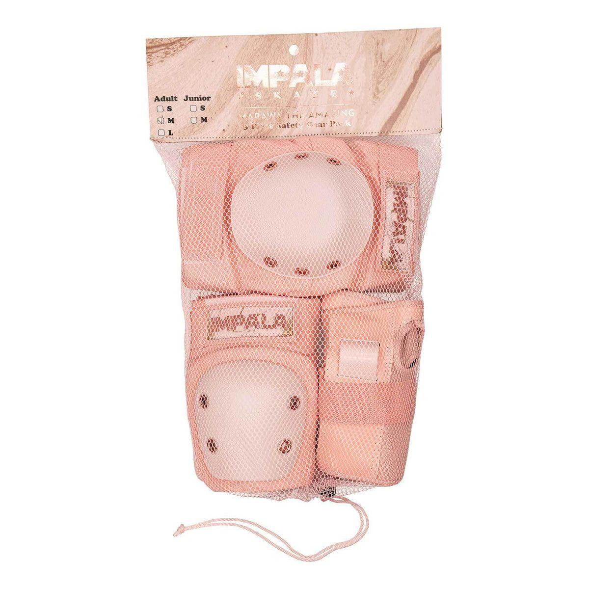 IMPALA ADULT PROTECTIVE PAD SET MARAWA ROSE GLD - Johno's Skate