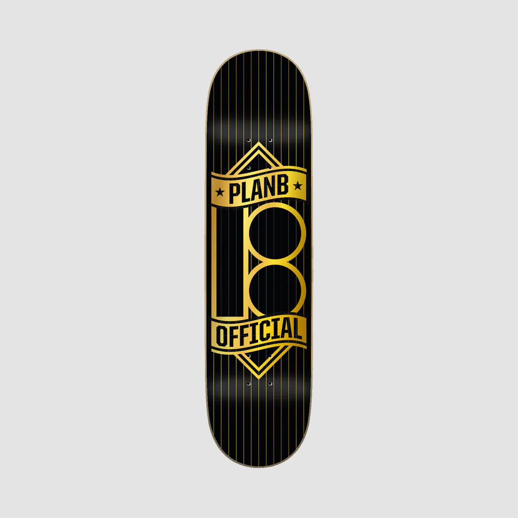 PLAN B BANNER DECK-8.0 GOLD