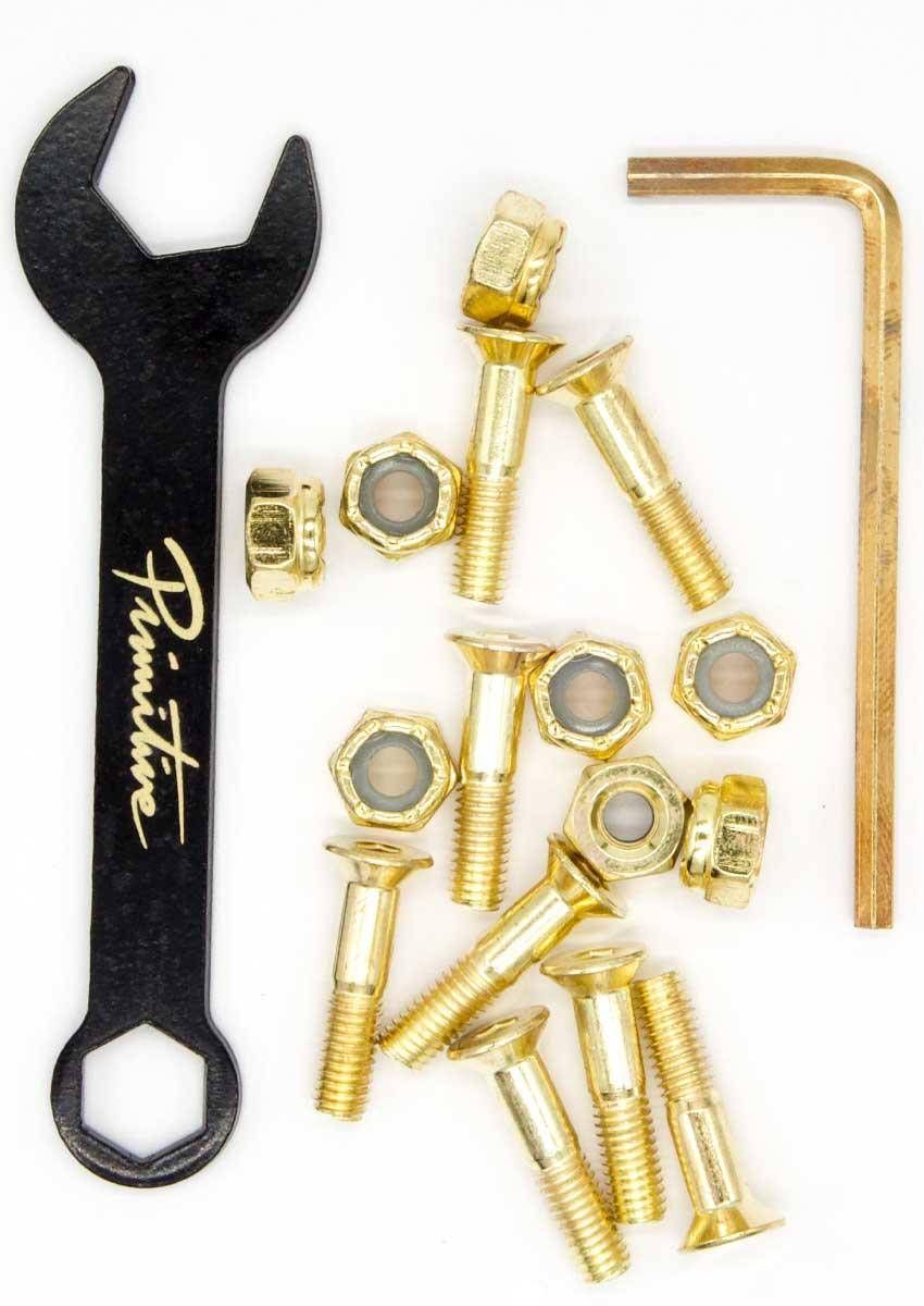 Primitive HARDWARE SET GOLD W-WRENCH