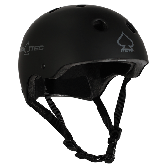 Protec Helmet-Classic Matte Black