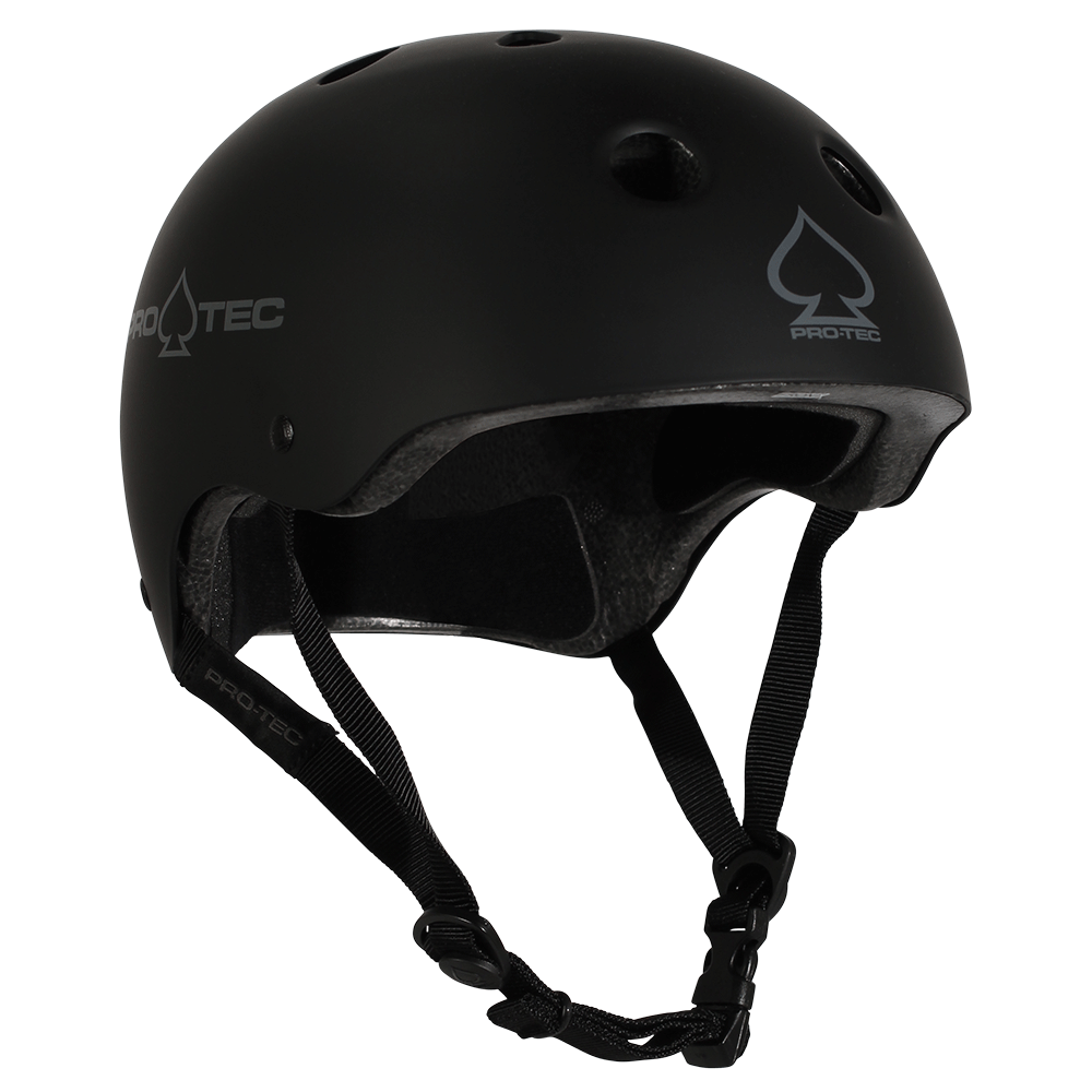 Protec Helmet-Classic Matte Black