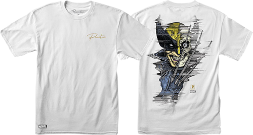 T Shirt-PRIMITIVE WOLVERINE WHITE Small
