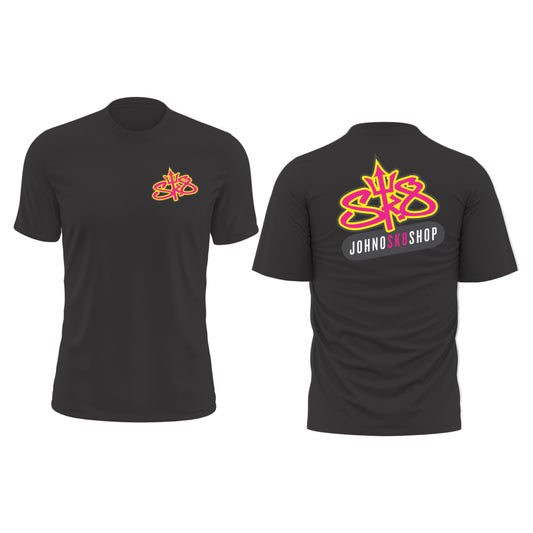 Johno’s Sk8 Shop T-Shirt (Black)