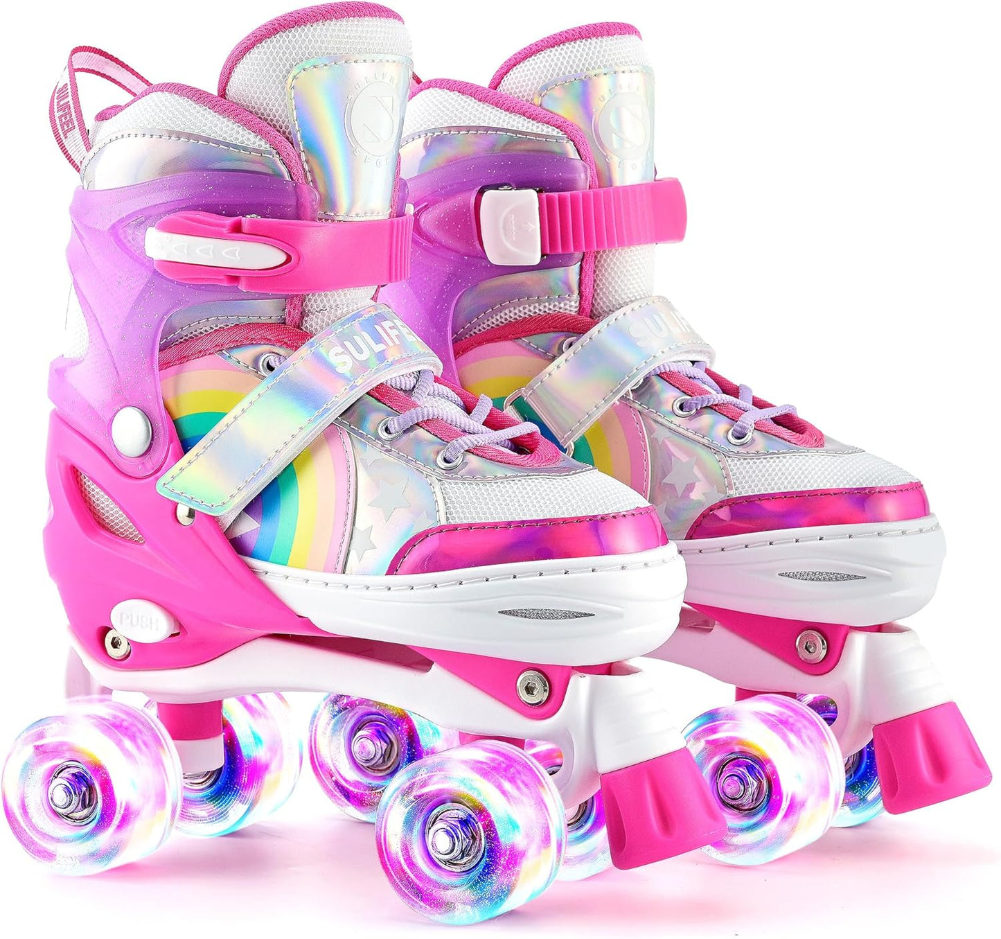 Sulifeel Rainbow Light Up Skates