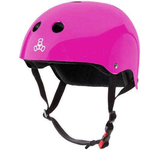 CERTIFIED TRIPLE 8 SWEATSAVER PINK AND GLOSSY