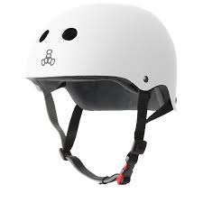 CERTIFIED TRIPLE 8 HELMET WHITE