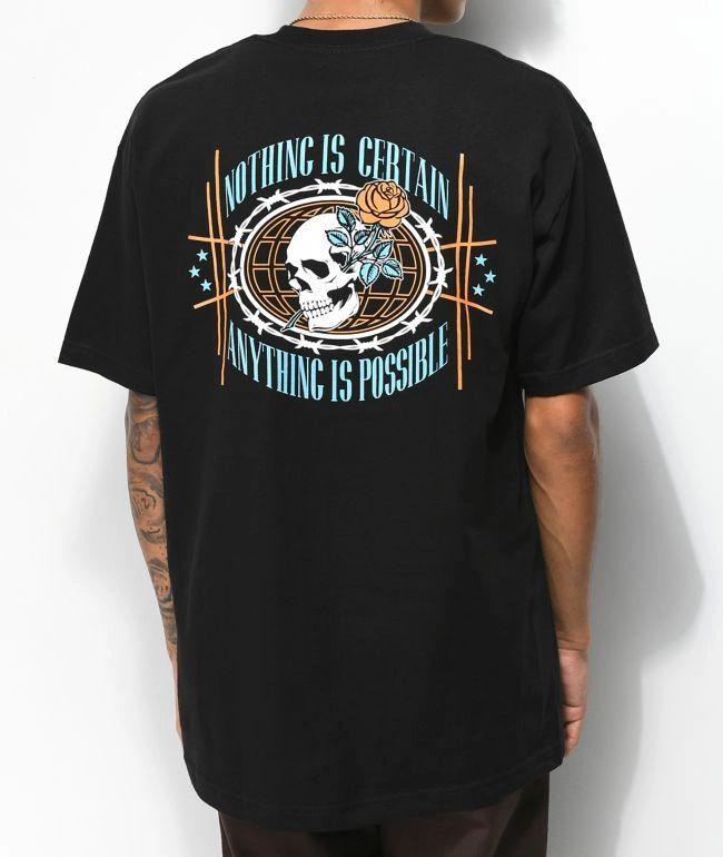 Empyre Nothing Is Certain Black T-Shirt - Johno's Skate