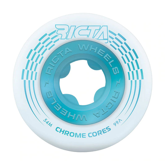 RICTA CHROME CORE 54MM 99A WHT/TEAL