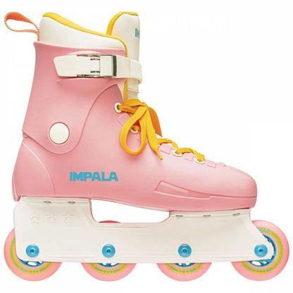 IMPALA LIGHTSPEED INLINE SKATE PINK-YELLOW - Johno's Skate