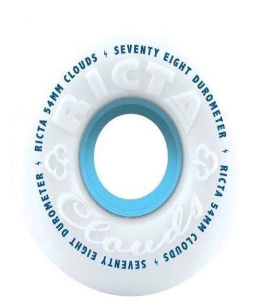 RICTA CLOUDS 54mm 78a WHT-BLU - Johno's Skate