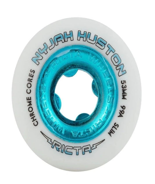 RICTA CHROME CORE 53MM 99A WHT-TEAL - Johno's Skate